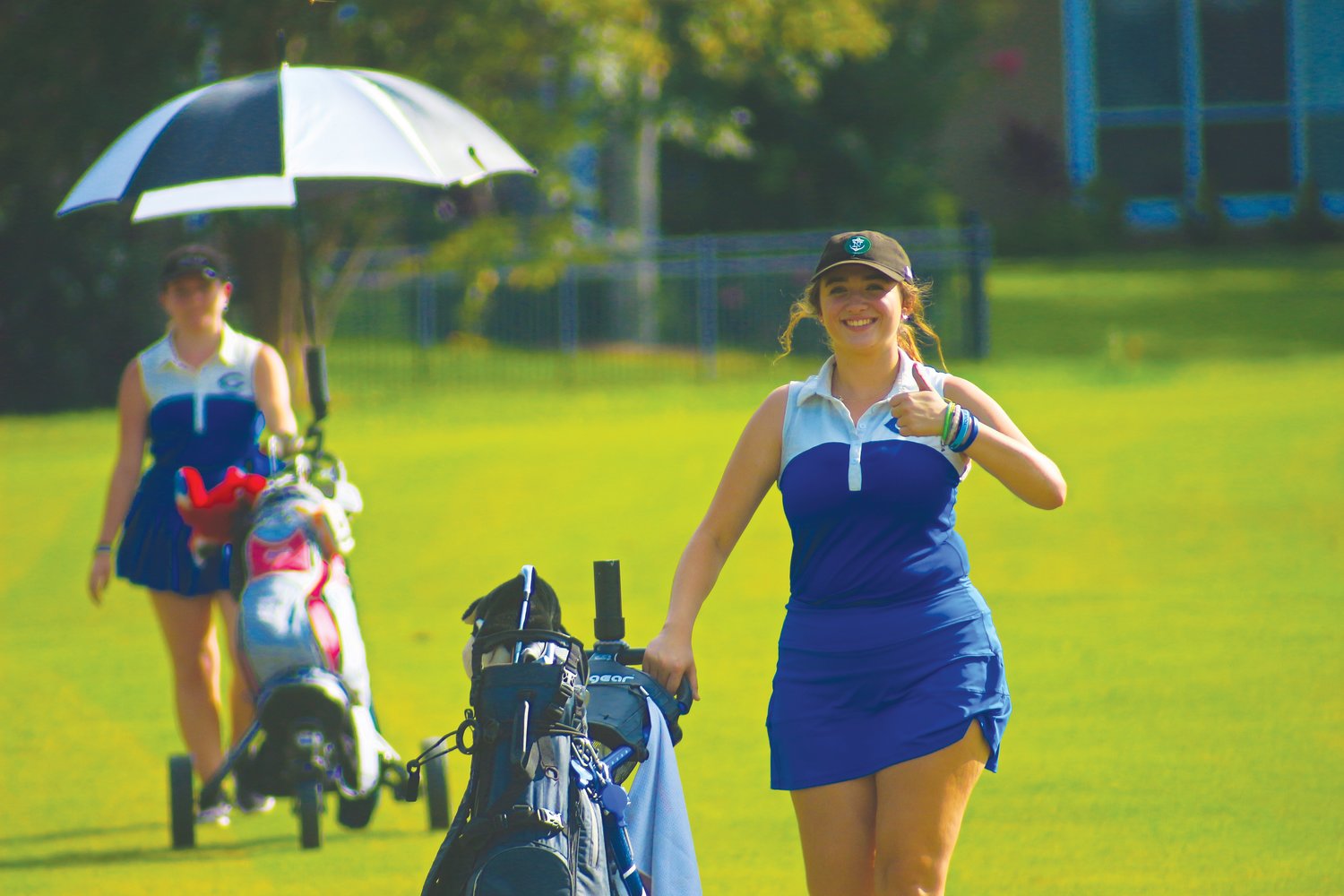 Girls golf action | Clay Today